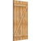 Ekena Millwork Joined Board-n-Batten Shutters w/Z-Bar, Rough Sawn Western Red Cedar, 26 7/8W x 50H, PR RBJ06Z26X050RWR - alternate 3